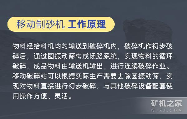 600*600移動(dòng)制砂機(jī)工作原理