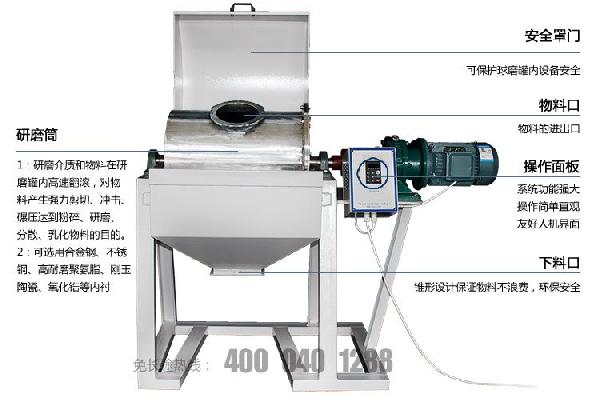 輕型滾筒式球磨機(jī)細(xì)節(jié)圖