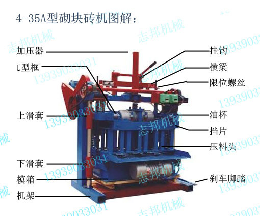 4-35小型砌塊磚機(jī)系列