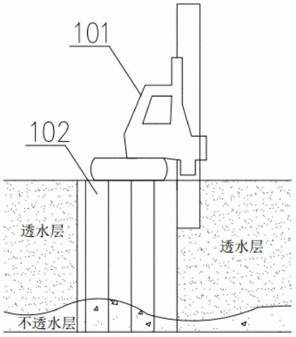 地下水重金屬修復反應介質材料及滲透墻體施工方法與流程