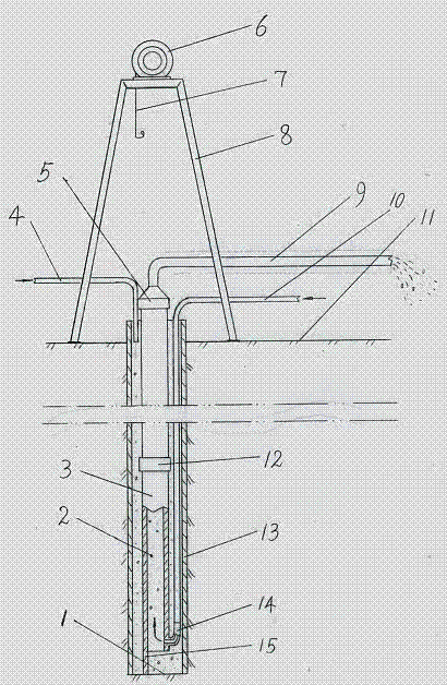 清除機(jī)井泥沙的裝置的制作方法