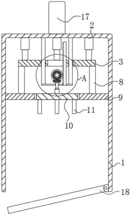 一種旋挖鉆機(jī)抖土減噪改進(jìn)裝置的液壓機(jī)構(gòu)的制作方法