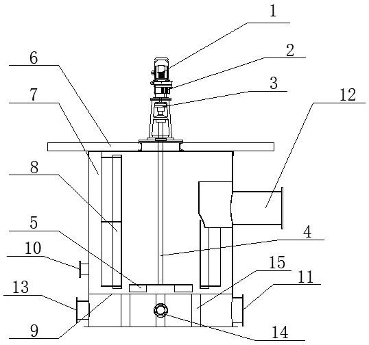 應(yīng)用于CCD濃密機(jī)的提升混合攪拌槽的制作方法