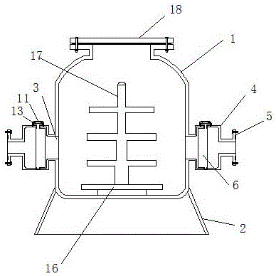 一種氣體導流回旋氮化爐的制作方法