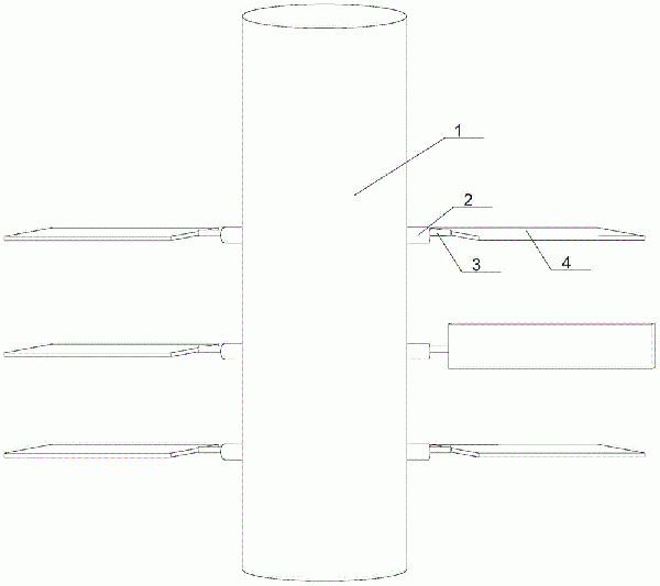 攪拌機(jī)葉片角度可調(diào)整的攪拌裝置的制作方法