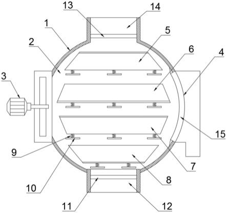 分子篩的進料除塵裝置的制作方法