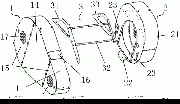 顎式破碎機(jī)帶輪防護(hù)裝置的制作方法