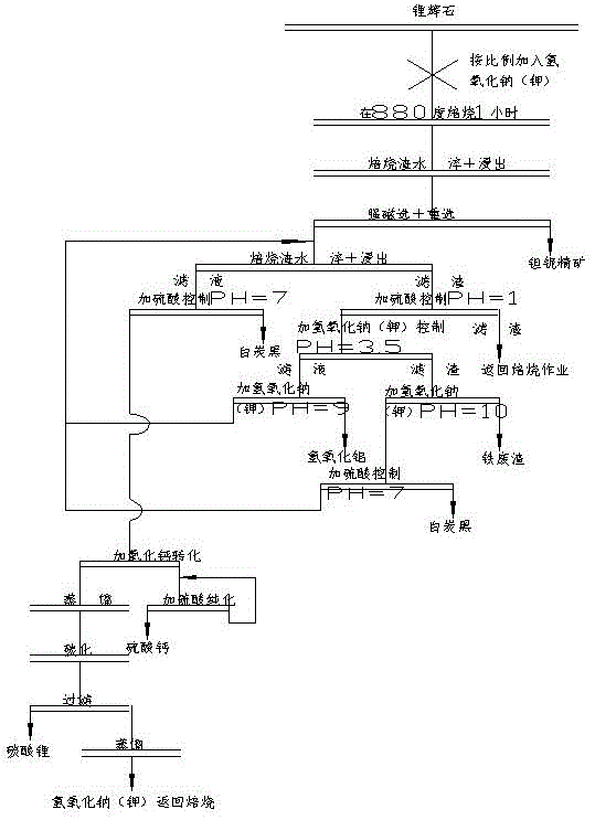 高效提取鋰輝石的方法與流程