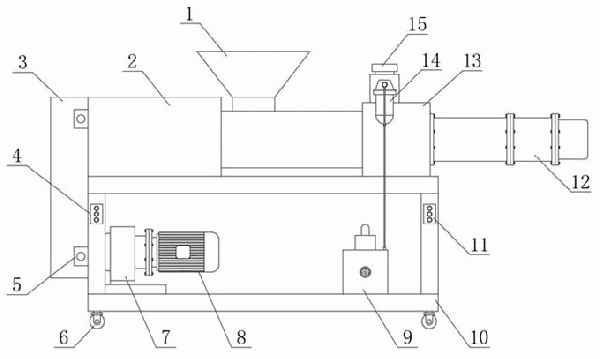 陶瓷泥料真空練泥機(jī)的制作方法