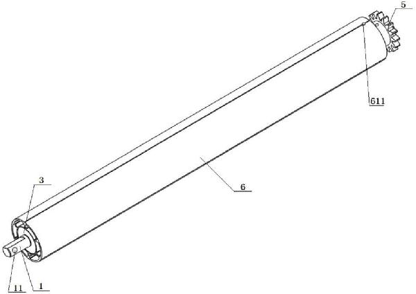 皮帶輸送機(jī)用主動軸的制作方法