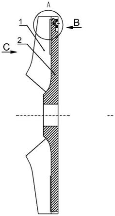 一種可調(diào)節(jié)葉片出口角的離心泵葉輪