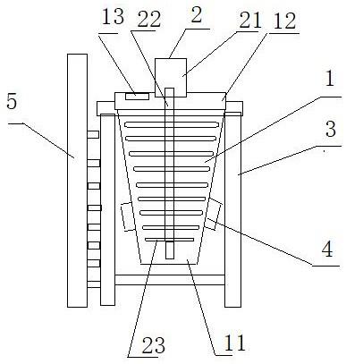 一種氯化鈉受潮碎塊自動破碎裝置的制作方法