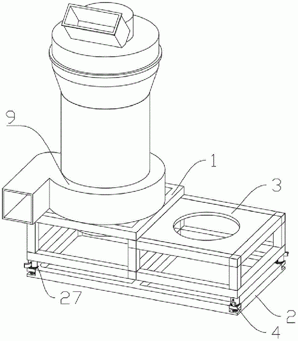 可調(diào)平式機(jī)架的雷蒙磨粉機(jī)