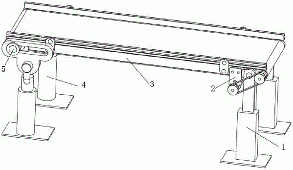 具有輸送高度調(diào)節(jié)功能的皮帶輸送機(jī)