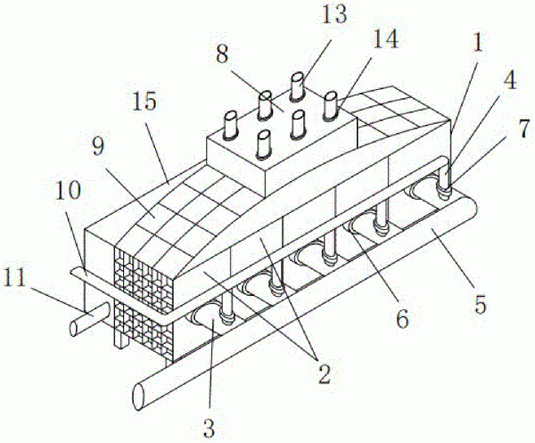 新型五室RTO催化燃燒設(shè)備的制作方法