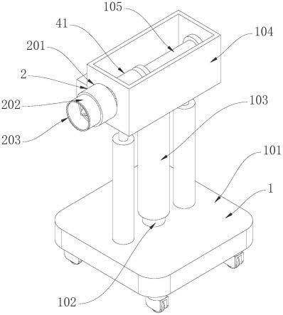 牢固性高的疏通氣化爐熱電偶安裝孔的鉆孔機(jī)的制作方法