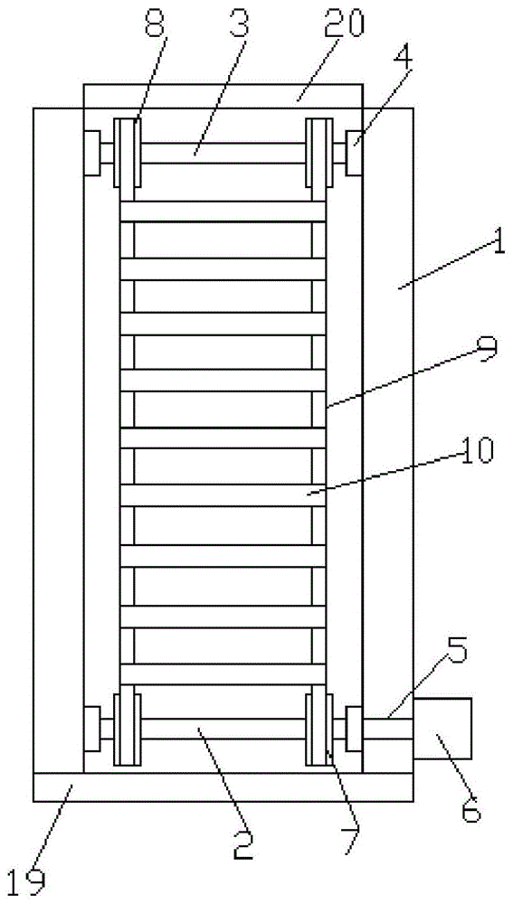 自動升降的氣動鏈斗式上料機的制作方法