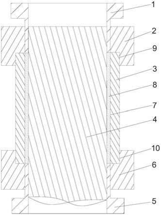 粉末冶金雙金屬滑動軸承成型模具的制作方法