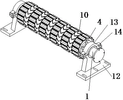 皮帶輸送機(jī)用防滑滾筒