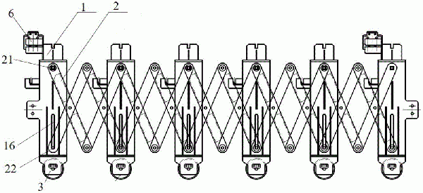 伸縮式礦用自移系統(tǒng)中間架及帶式輸送機(jī)