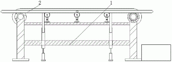 具有落料收集結(jié)構(gòu)的帶式輸送機(jī)