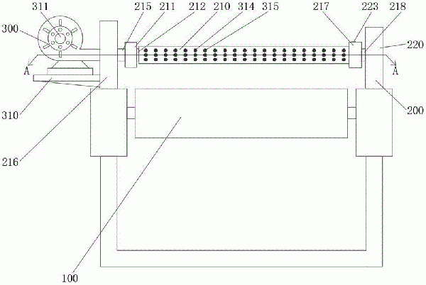 具有攤平結(jié)構(gòu)的帶式輸送機(jī)