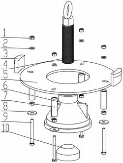 碟式分離機(jī)轉(zhuǎn)鼓零件拆卸工具