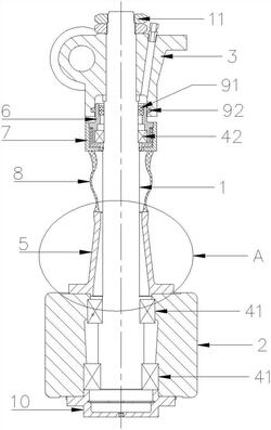 帶有減振阻尼組件的磨輥裝置及磨粉機(jī)