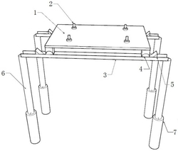 邊坡快速施工用鉆機(jī)工作平臺(tái)