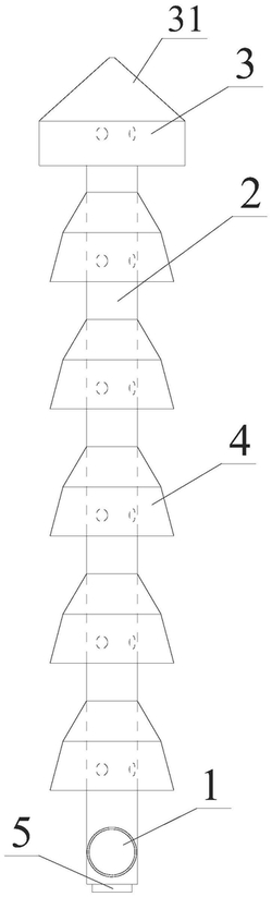 焚燒爐一次燃燒倉(cāng)增氧防堵進(jìn)氣結(jié)構(gòu)