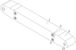 挖掘機(jī)電鏟開(kāi)底杠桿