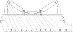用于皮帶輸送機(jī)的托輥支架