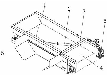 具有雙向分料的輸送帶分料機(jī)構(gòu)