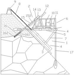 復雜高陡邊坡的鉆孔裝置的施工方法
