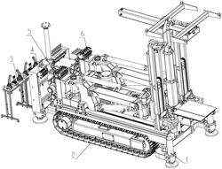 履帶式雙臂液壓錨桿鉆車