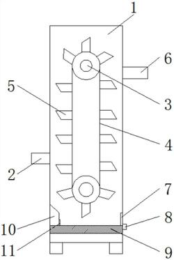 斗式提升機(jī)用物料回收裝置