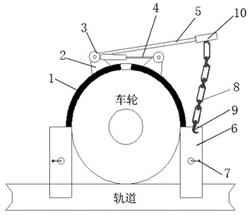 礦車制動(dòng)裝置