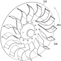 基于轉(zhuǎn)動實(shí)現(xiàn)自清潔的防腐蝕風(fēng)機(jī)