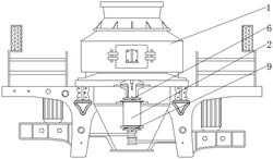 制砂機(jī)軸承端蓋處用防落灰機(jī)構(gòu)