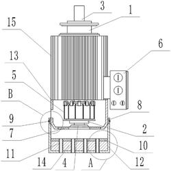 浮選機主電機的散熱導(dǎo)流裝置