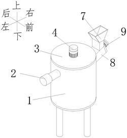 具有自動吸塵機構(gòu)的磨粉機