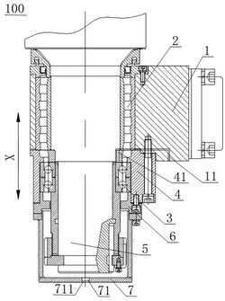 立式軋機(jī)調(diào)整端的散熱結(jié)構(gòu)