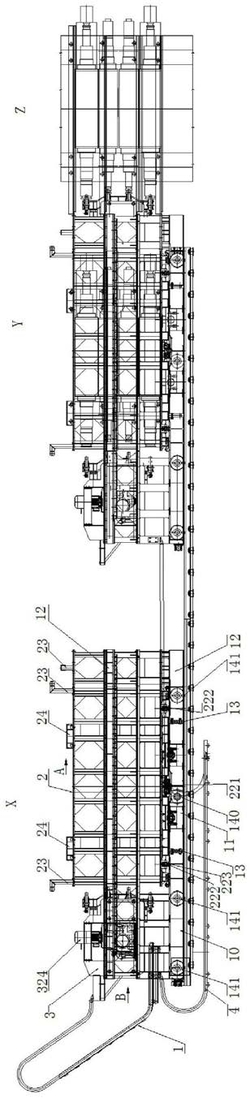 換輥大車以及軋機工作輥中間輥換輥裝置