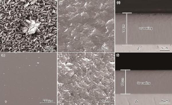 鋯合金表面Cr基涂層的耐高溫氧化性能