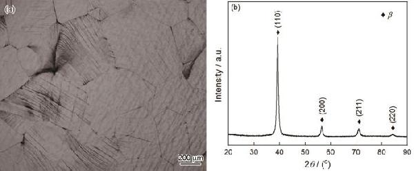 固溶溫度對Ti-4Al-6Mo-2V-5Cr-2Zr鈦合金的組織和拉伸性能的影響