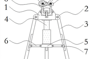 水文地質(zhì)用便于操作的便攜支架