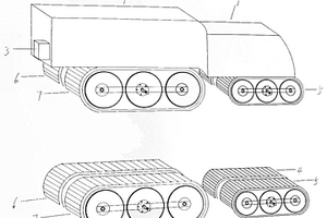 四個(gè)履帶式行走輪農(nóng)用車