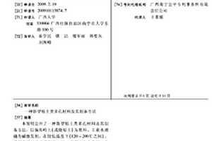 新型粘土類多孔材料及其制備方法