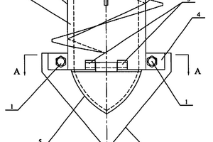 樁基鉆機(jī)雙護(hù)翼注混凝土鉆頭