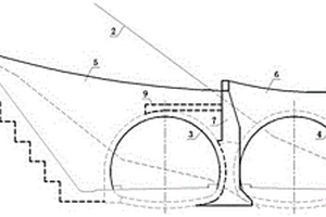 適用于偏壓條件的連拱隧道非齊平洞口結(jié)構(gòu)